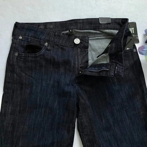 Kut from the Kloth NWT Dark Wash Nicole Bermuda Shorts Women 4 - Picture 4 of 11